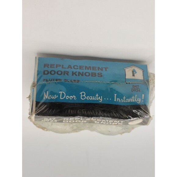 BNIP MintCraft Mortise Lock Door Knob 847- 0925Glass Crystal Knob Glass 12 Point - Picture 4 of 6